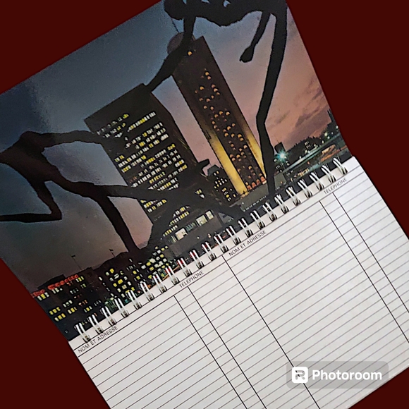 VTG 1970's Montreal Canada Theme Address Book Photos Spiral Bound Unused Travel - Picture 7 of 7